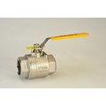 Chicago Valves And Controls 3", FNPT Full Port Carbon Steel Seal Weld Ball Valve N2646R030